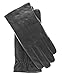 Fratelli Orsini Everyday Men's Italian Lambskin Cashmere Lined Winter Leather Gloves (XL, Black)