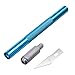 BBTO 4 Pcs Craft Knife Hobby Knife with 40 Pieces Stainless Steel Blades Kit for Cutting Carving Scrapbooking Art Creation(Yellow, Green, Blue, Silver)