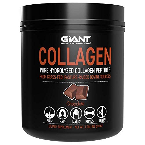 Collagen Peptides - Hydrolyzed Complete Powder with All Essential Amino Acids, Grass Fed, Pasture Raised, Type 1 and Type 3 - Chocolate