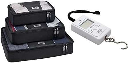 Sale Price - High Quality 3 Piece Set Packing Cubes - Travel Luggage Packing Organizers with Free Luggage Scale Included. Premium Quality, Satisfaction Guaranteed !!