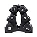 CAP Barbell Neoprene Dumbbell Set with Rack