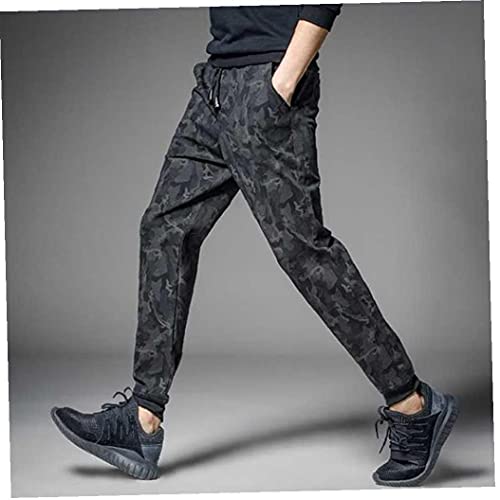 Hainice Mannen Straight Pants joggingbroek casual broek Koord Potlood Broek Slim Sports lange broek met zakken… - Image 4
