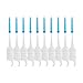 Anself 200PCS Dental Floss Interdental Brush Teeth Stick Toothpick Soft Silicone Double-ended Tooth Picks