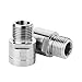Bike Pedal Spacer Extenders, AUOKER Chrome-molybdenum Steel/ Titanium Alloy Foot Pedal Extenders, 9/16