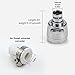 3New 360°Swivel Water Saving Tap Aerator Nozzle Filter Water Saving Tap Diffuser Kitchen Accessories (Short)
