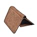 Yuhan Pretty Mens Wallet Vintage RFID Blocking Leather Bifold Wallet Trifold (PU Vertical Coffee)