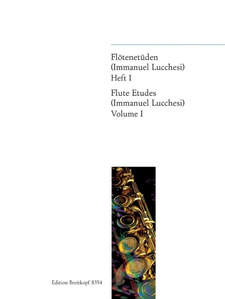 Flute Etudes, Book 1 - flute - (EB 8354)