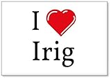 I Love Irig, fridge magnet