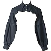 YAKEFJ Detachable Dickey Collar Blouse False Collar Half Shirt Long Sleeve Cropped Crop Tops