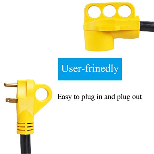Epicord RV Cord RV Y Adapter Cord 50 Amp Male Plug(14-50P) to 2 Female Connector (ERP-RV-302M50F) - Thumbnail 2