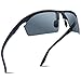 Joopin TR90 Men Polarized Sunglasses Outdoor Sport Driving Sun Glasses(Black)