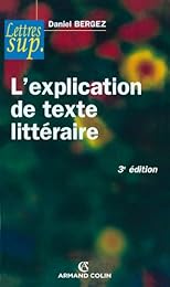 L' explication de texte littéraire