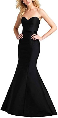 Ruisha Women Satin Sweetheart Strapless Mermaid Prom Dresses Long 2018 Formal Party Evening Gowns RS0035