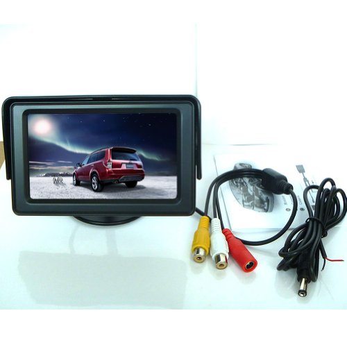 Buyee 4.3-Inch TFT LCD Rear View Monitor and Night Vision Car Reverse Backup Camera