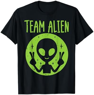 Amazon.com: Green Alien UFO Boys Kids Women Men T-Shirt : Clothing