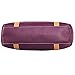 Minch Women bag Fashion Leather Splice Color Square Simple and Elegant Shoulder Bag Handbags (apricot-purple)