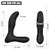 Anal Vibrator Prostate Massager with Finger Motion Technology 10 Vibration Modes, PALOQUETH Male P Spot Massager G Spot Stimulator with Wireless Remote Control Rechargeable