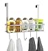 BINO 'Madison' Over-the-Door Basket with Hooks, Nickel
