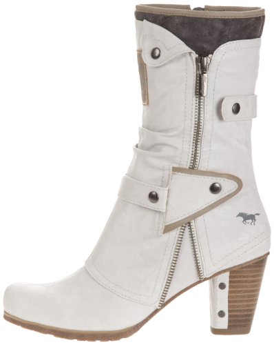 bottines mustang blanches