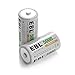 EBL 5000mAh Ni-MH Rechargeable C Batteries, 10 Pack