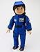American Fashion World Navy Blue NASA Astronaut Suit | Fits 18