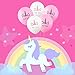 60 PCS Balloons Unicorn Party Balloons Decorations 12 Inches Golden/Purple Paper Confetti,Rose Gold/Pink Latex Balloons for Party Girls Baby Shower Birthday Decoration Supplies