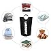 ZERO JET LAG 115L X-Large Laundry Basket Collapsible Fabric Hamper Tall Dorm Laundry Bag with Handles Portable Washing Bin Dirty Clothes Basket for College Bathroom Essentials Storage (Black)