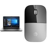 HP 14-an013nr 14-Inch Notebook (AMD E2, 4GB RAM, 32 GB Hard Drive) & HP Wireless Mouse Z3700 (Turbo Silver)