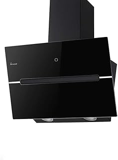 KKT KOLBE Kopffreie Dunstabzugshaube/Wandhaube / 60cm / Edelstahl/schwarzes Glas/Extra-leise / 9 Stufen/LED-Beleuchtung/TouchSelect Sensortasten/Nachlaufautomatik / ECCO609S