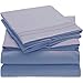 Mellanni Full Sheets Set - 4 PC Iconic Collection Bedding - Hotel Luxury, Extra Soft, Cooling Bed Sheets - Wrinkle, Fade, Stain Resistant (Full, Blue Hydrangea)