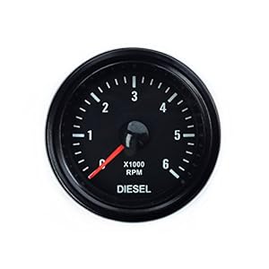 Toerentalmeter voor dieselweergave 52 mm voor lichtmachine extra indicator instrument toerental omw/min RPM universeel