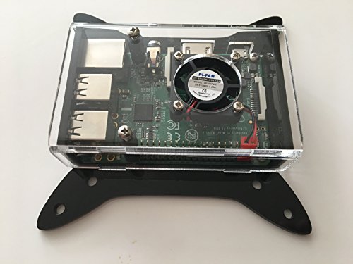 VESA Mount Case for Raspberry Pi 3, 2 & B+ with Fan
