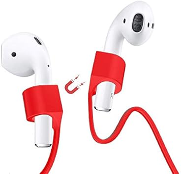 Amial Europe - Correa Magnética Compatible con AirPods [Longitud Extra 70cm] Strap Anti-perdida Cordaje Protector para Auriculares Inalámbricos ...