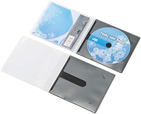 Amazon エレコム ディスクケース 省スペース Cd Dvd 1枚収納 30枚パック ブラック Ccd Dpc30bk エレコム パソコン 周辺機器 通販