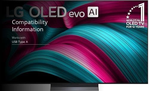 LG 65-Inch Class OLED evo AI 4K C5 Series Smart TV w/Dolby Atmos, Dolby Vision, HDR10, AI Super Upscaling 4K, Filmmaker Mode, Wow Orchestra, Alexa Built-in (OLED65C5PUA, 2025)