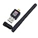 KOLPCTT Wireless-N USB WIFI 150Mbps Adapter with Antenna, for Windows XP/Vista/Win7/Win8/Mac/Linux, Black