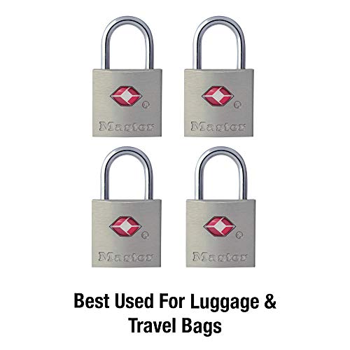 Master Lock TSA Luggage Locks with Key, TSA Approved Lock for Backpacks