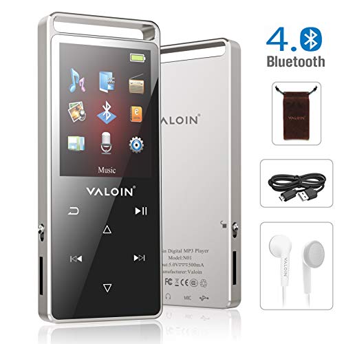MP3 Player,8GB MP3 Player with Bluetooth 4.0, Lossless Sound Music Player Multifunction MP3 Player with FM Radio Voice Recorder Pedometer for Walking,Support up to 128GB - Thumbnail 7