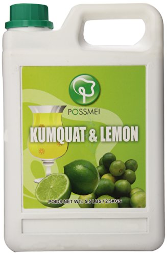 Possmei Flavored Syrup, Kumquat Lemon, 5.5 Pound - Thumbnail 5