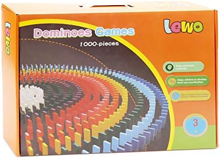 Lewo 1000 Pcs Wooden Dominoes Set for 