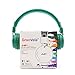 Wireless Headphones,GranVela Q8 3 in 1 Multifunctional Foldable Bluetooth Headphones with Microphone, Micro SD Card Player, FM Radio and 3.5mm Detachable Cable - Deep Green