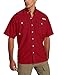 Columbia Men's Bahama II UPF 30 Short Sleeve PFG Fishing Shirt, Beet, Medium