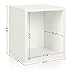 Way Basics Cube Plus Cubby Organizer (Tool-Free Assembly and Uniquely Crafted from Sustainable Non Toxic zBoard Paperboard), White