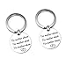 2PCS Couples Keychains Stainless Steel Pendant Lover Keychain You are My Person You Will Always Be My Person Best Friends Gift for Valentines Day Anniversary Wedding Birthday Gift