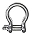 US STAINLESS Stainless Steel 316 Forged Bow Shackle 1/2