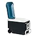 Igloo MaxCold Roller Cooler, Jet Carbon/Ice Blue/White, 40 Quartthumb 3