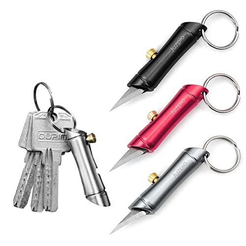 3-Pack Bamboo-shaped Mini Box Cutter, Small Pocket Knife, EDC Compact ...