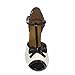 Misu Women's Peep toe Sandals Latin Salsa Tango Practice Ballroom Dance Shoes with 2.75