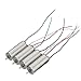 Boldclash Full Replacement Spare Parts 4pcs CW CCW Motor + 8pcs Blade Propeller + Protective Cover + Landing Skit Gear for JJRC H31 Quadcopter