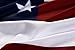 OMONSIM Women's Vogue Shoulder Off Wide Hem Design Top Shirt American Flag T Shirt